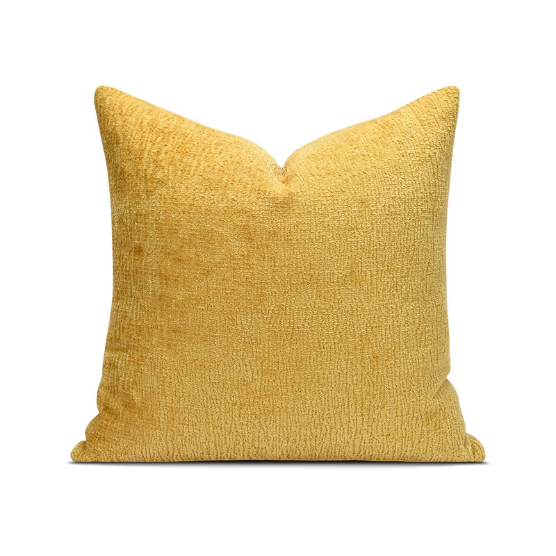 18x18in Yellow Block Question Mark Pillow