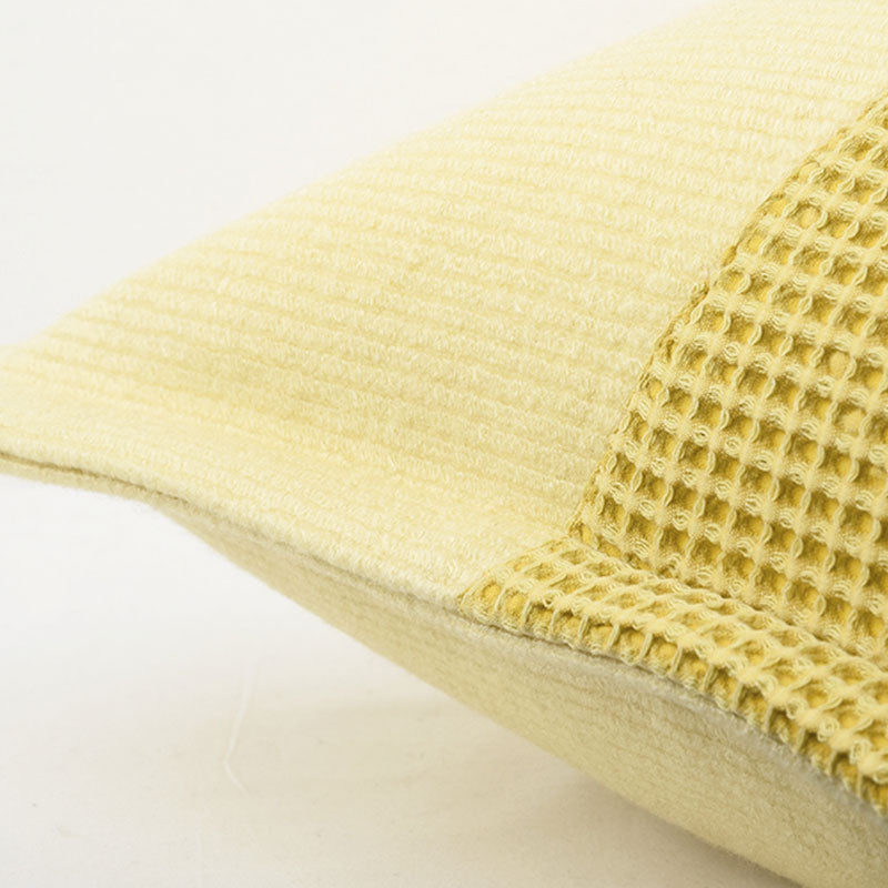 18x18in Yellow Irregular Geometry Pillow