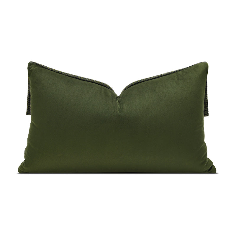 12x20in Green Elegant Decorative Pillow
