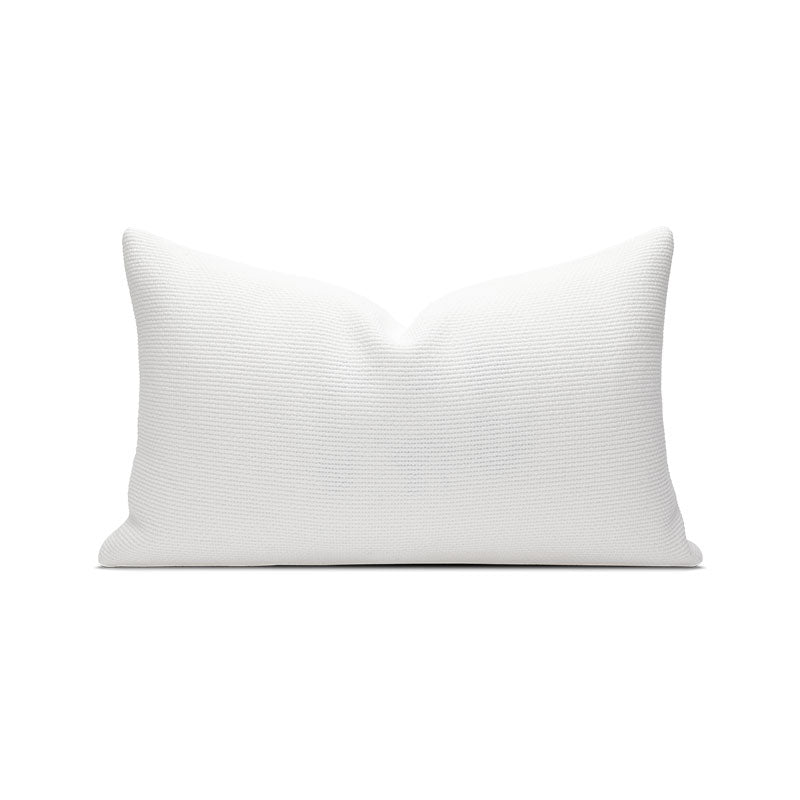 12x20in White Soccer Pillow