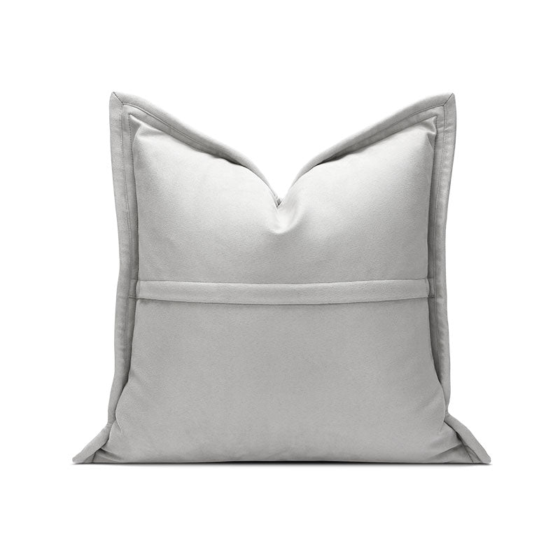 18x18in Gray Abstract Design Pillow