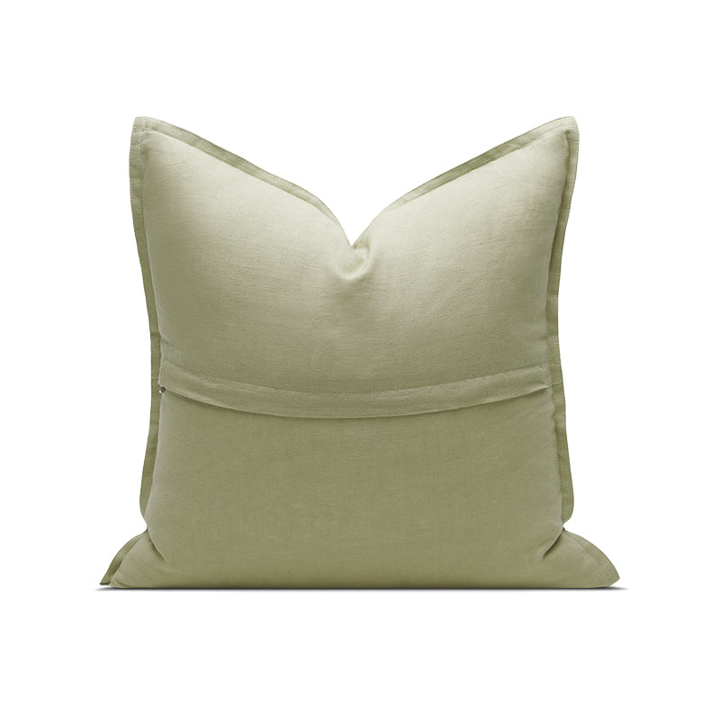 18x18in Olive Green Decorative Pillow