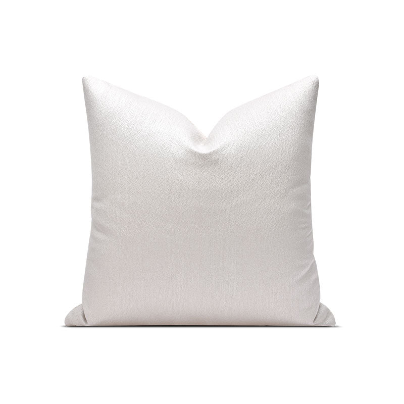 18x18in Ivory Elegant Decorative Pillow