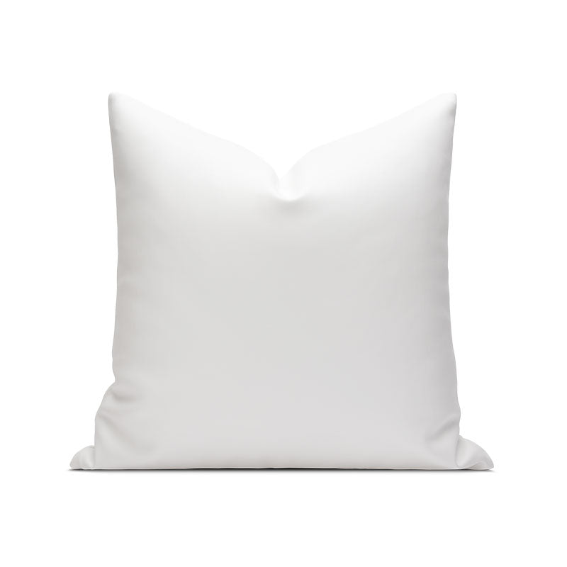 18x18in White and Green Pillow