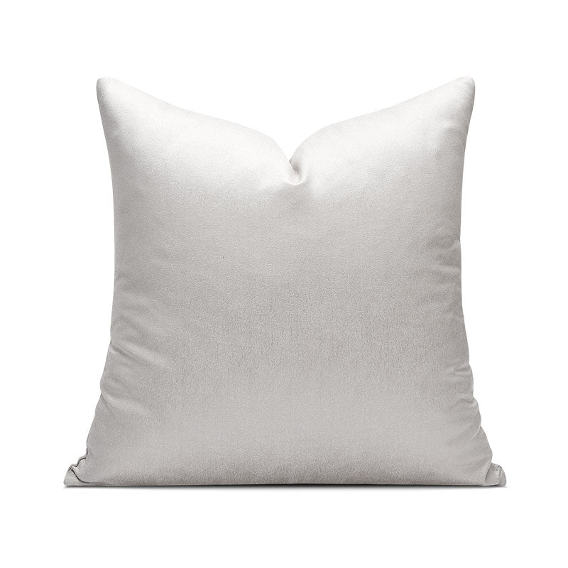 18x18in Light Gray Modern Pillow