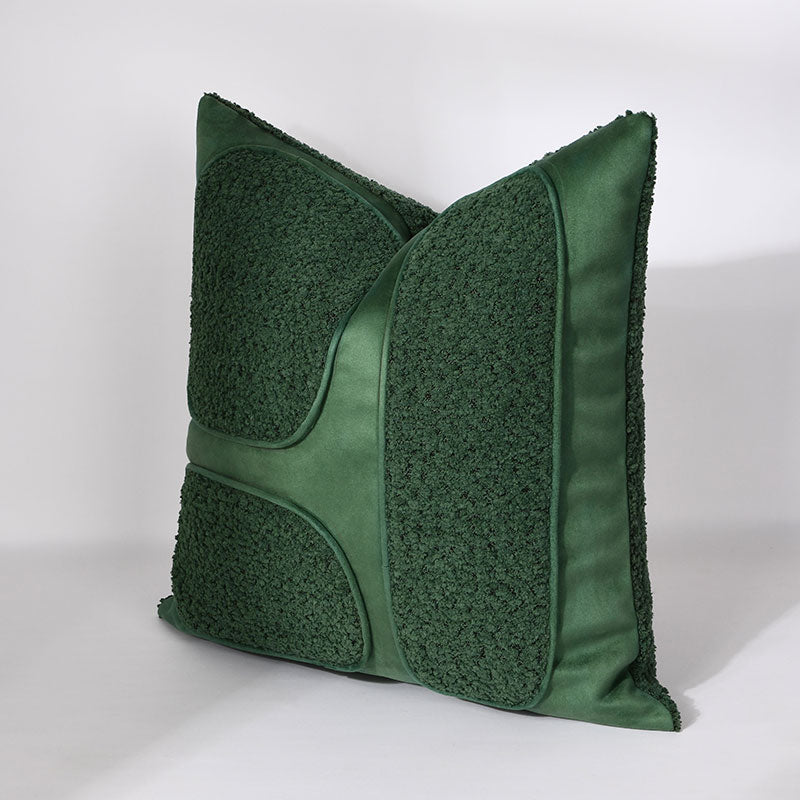 18x18in Green Decorative Pillow