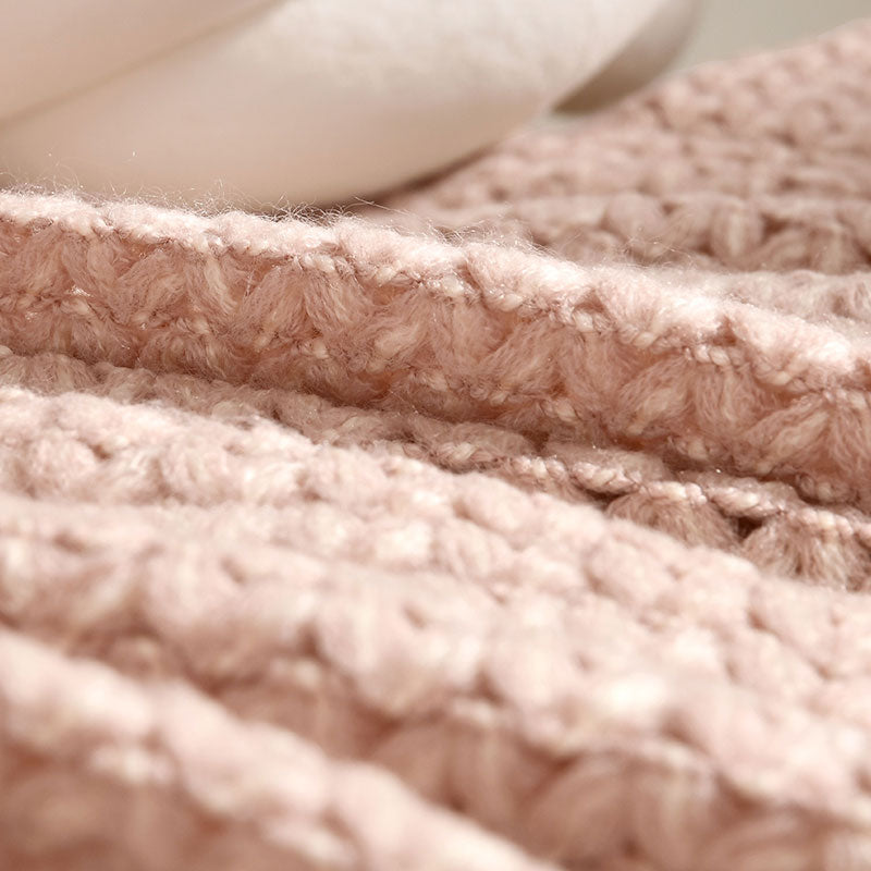 Pink Decorative Throw