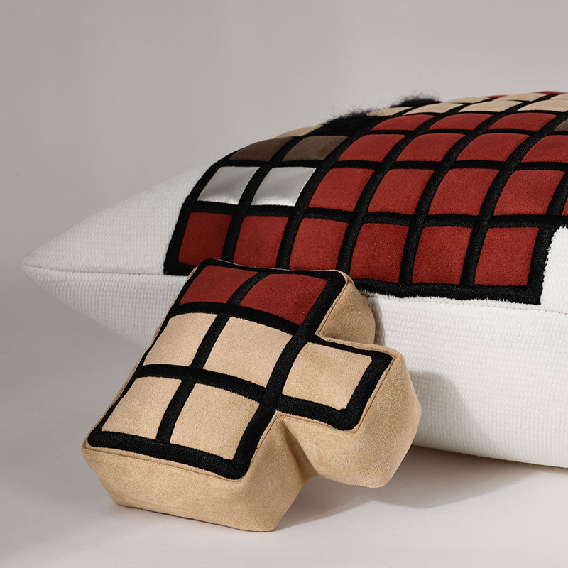 18x18in Colored Blocks Pillow