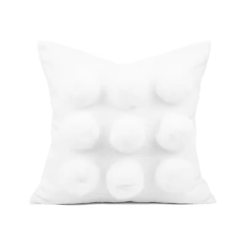 18x18in White Cloud-Like Pillow