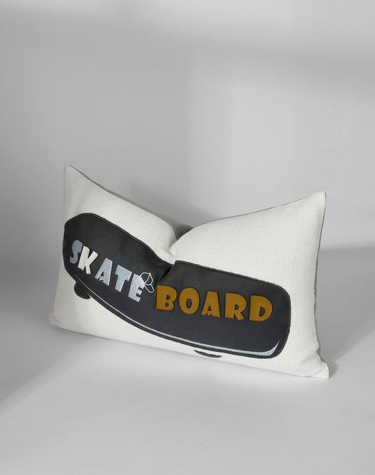 12x20in Skateboard Decorative Pillow